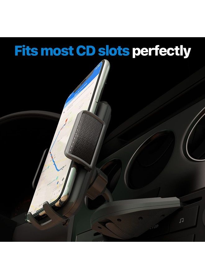 Bestrix Cell Phone Holder for Car, CD Slot Car Phone Holder, Hands Free Car Mount with Strong Grip Universal for iPhone14/13/12/11/11Pro/Xs MAX/XR/XS/X/8/7/6 Plus, Galaxy S22/S21/S20/S10+/S10e/S9/S9+ - Image 2