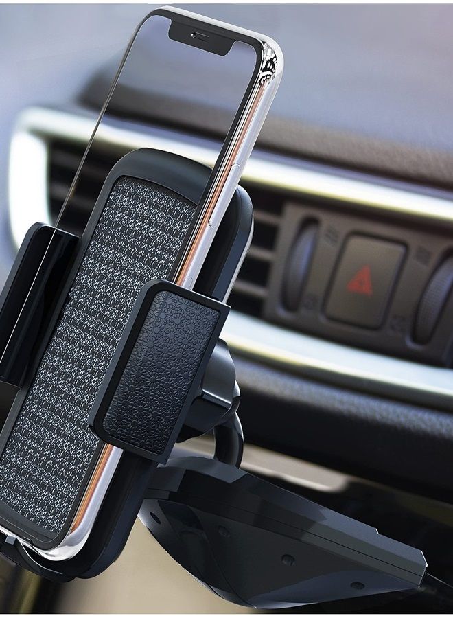 Bestrix Cell Phone Holder for Car, CD Slot Car Phone Holder, Hands Free Car Mount with Strong Grip Universal for iPhone14/13/12/11/11Pro/Xs MAX/XR/XS/X/8/7/6 Plus, Galaxy S22/S21/S20/S10+/S10e/S9/S9+ - Image 1