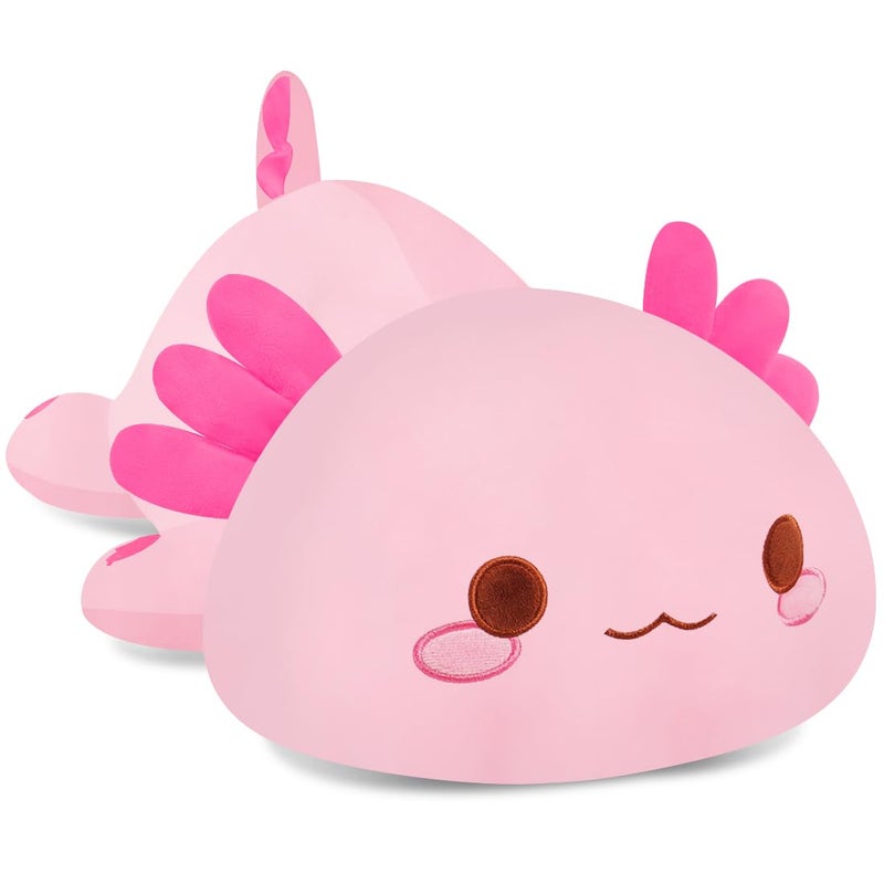 SNOWOLF Pink Axolotl Plush Pillow Cute and Soft Axolotl Stuffed Animal Kawaii Plushie Toy Great Gift for Kids 12 - Image 3