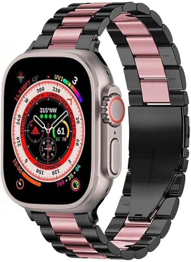 Next - Next store Metal Band Compatible with Apple Watch Band 42-44-45-49 Series SE 6/5/4/3/2/1/7/8 Ultra Stainless Steel Strap for iWatch - Image 1