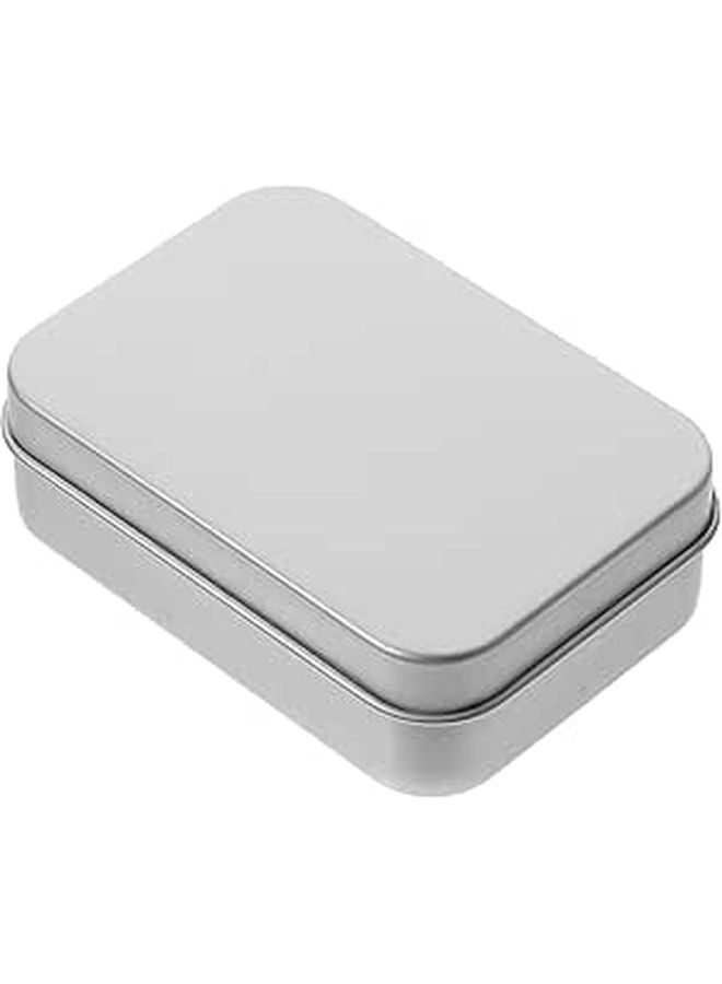 Aluminum Soap Dish With Lid 150ml Leak Proof Travel Soap Container With Drainage - Image 1