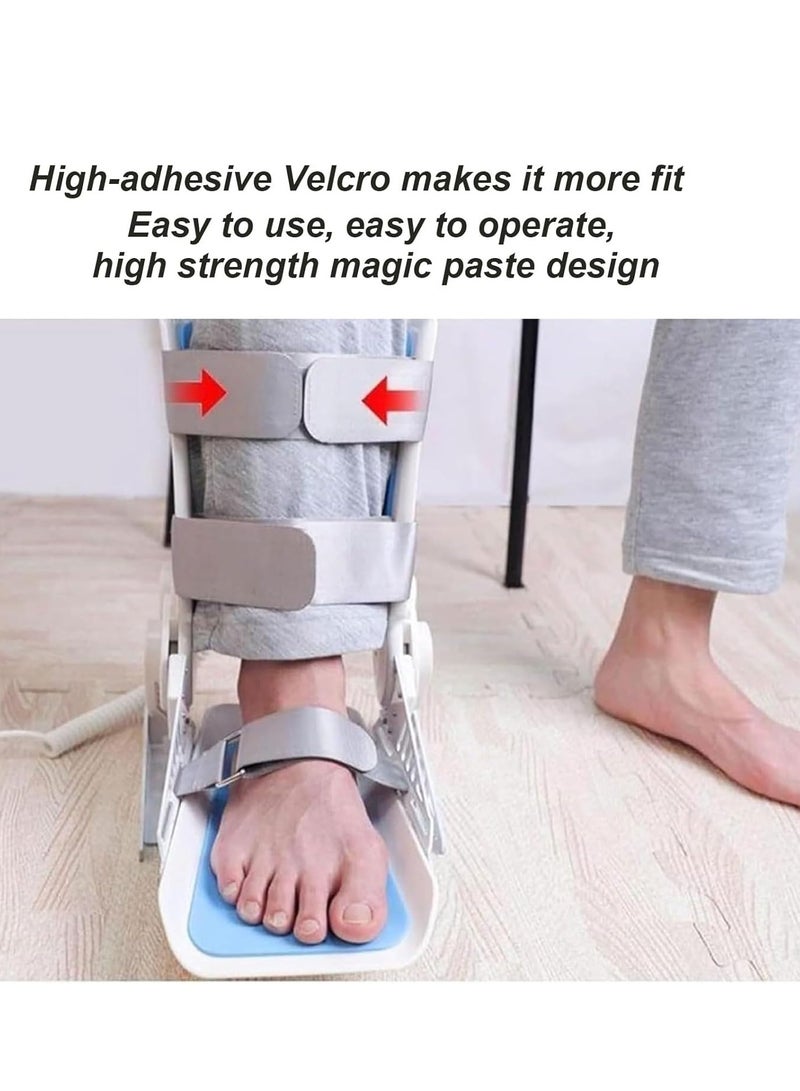 Electric Ankle Trainer, Smart Unisex Ankle Rehabilitation Training Equipment with Remote Control, -30~40° Interval Exercise,Acute Ankle Sprains, Broken Toe Foot, Post Op Care