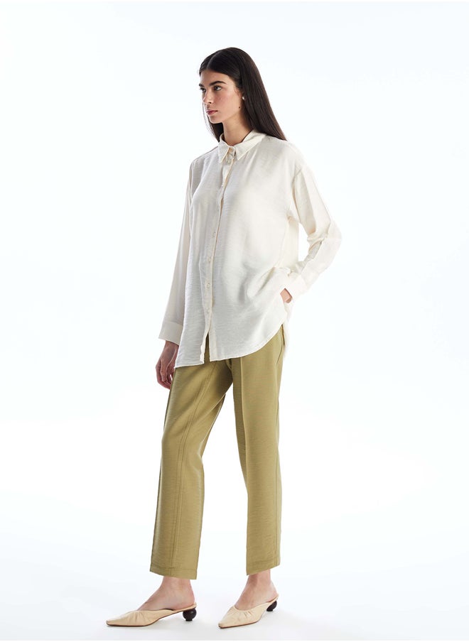 LC WAIKIKI Elastic Waist Comfortable Fit Women's Trousers  - Image 1