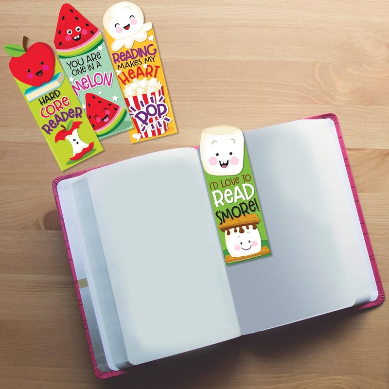 Eureka 24 Piece Scratch-and-Sniff Marshmallow Scented Bookmarks
