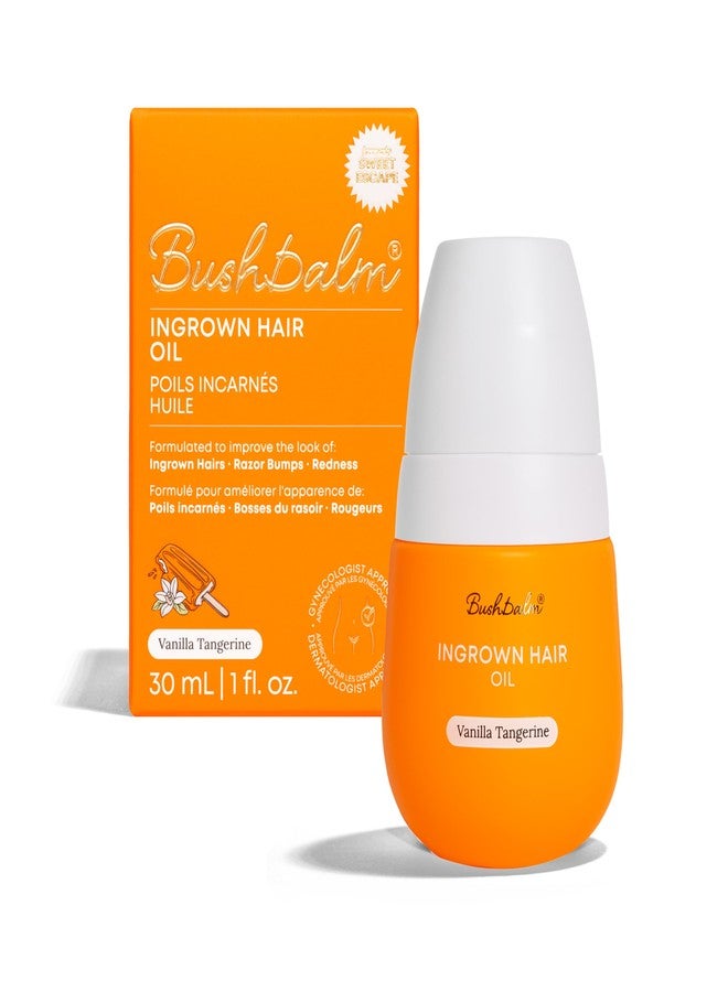 Bushbalm Ingrown Hair Oil - Helps Reduce, Repair Skin from Ingrown Hairs, Razor Bumps & Underarm Bumps - Soothe Skin from Post Shave Itchiness 30 ml - Vanilla Tangerine Oil - Formerly Sweet Escape - Image 1