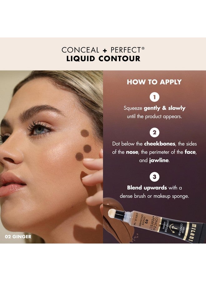 Milani Conceal + Perfect Liquid Contour for Added Definition, Face Lift Collection - Honey - Image 4