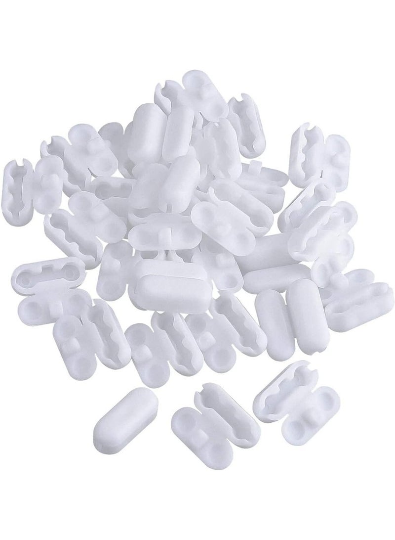 30 Pack Plastic Blinds Beaded Chain Cord, Plastic Roller Blind Chain Cord Connector Clips, Vertical Roman Roller Shade Blind Ball, Easy to Use, for Household Roller - Image 1