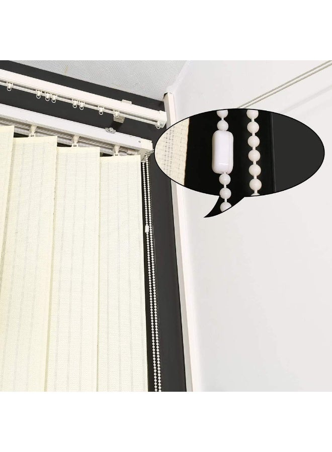 30 Pack Plastic Blinds Beaded Chain Cord, Plastic Roller Blind Chain Cord Connector Clips, Vertical Roman Roller Shade Blind Ball, Easy to Use, for Household Roller - Image 3