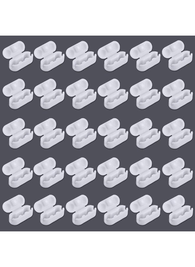 30 Pack Plastic Blinds Beaded Chain Cord, Plastic Roller Blind Chain Cord Connector Clips, Vertical Roman Roller Shade Blind Ball, Easy to Use, for Household Roller - Image 4