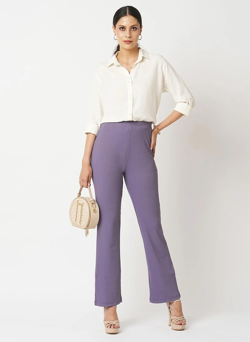 جلو باص جلوبس نسائي بنطلون ليجنز بقصة ضيقة وخصر متوسط بتصميم ذاتي ومرونة