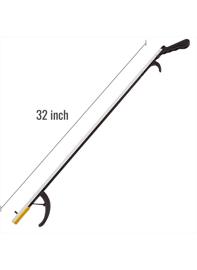 DMI Reacher Grabber Tool for Elderly, Disabled or After Surgery Recovery, Claw Grabber, Reaching Assist Tool, Trash Picker, Hand Gripper, Arm Extension, 32 Inches, Non Folding, Magnetic Claw  - Image 2