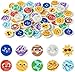 Haooryx Solar System Mini Eraser for Kids 60Pcs Bulk Novelty Outer Space Pencil Eraser 3d Miniature Desk Puzzle Eraser for Student Homework Reward Classroom Prizes Kids Birthday Gift Filler Supplies - Image 3
