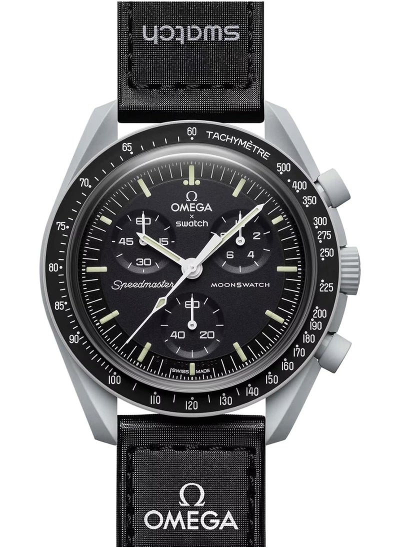 Swatch - Omega x Swatch Moon Swatch Mission to The Moon Speedmaster Black - New, SO33M100 - Image 1