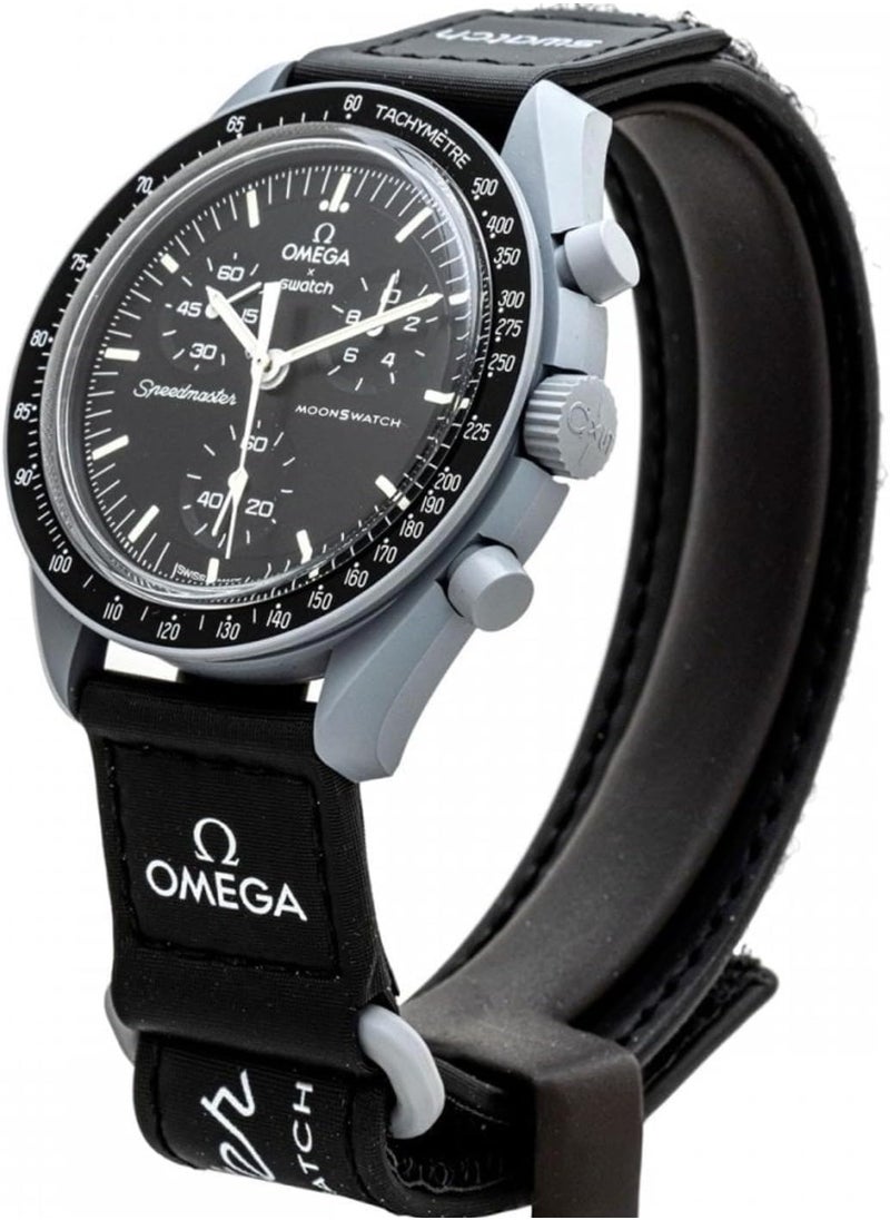 Swatch - Omega x Swatch Moon Swatch Mission to The Moon Speedmaster Black - New, SO33M100 - Image 1