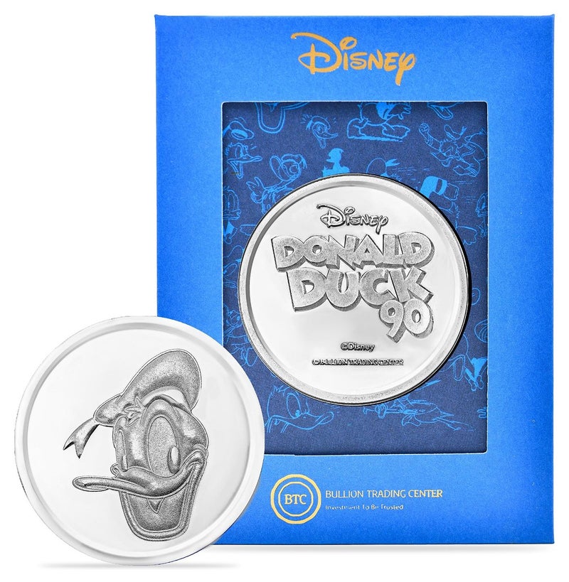 بي تي سي 8 جم ديزني جنيه فضه - دونالد داك - Image 1