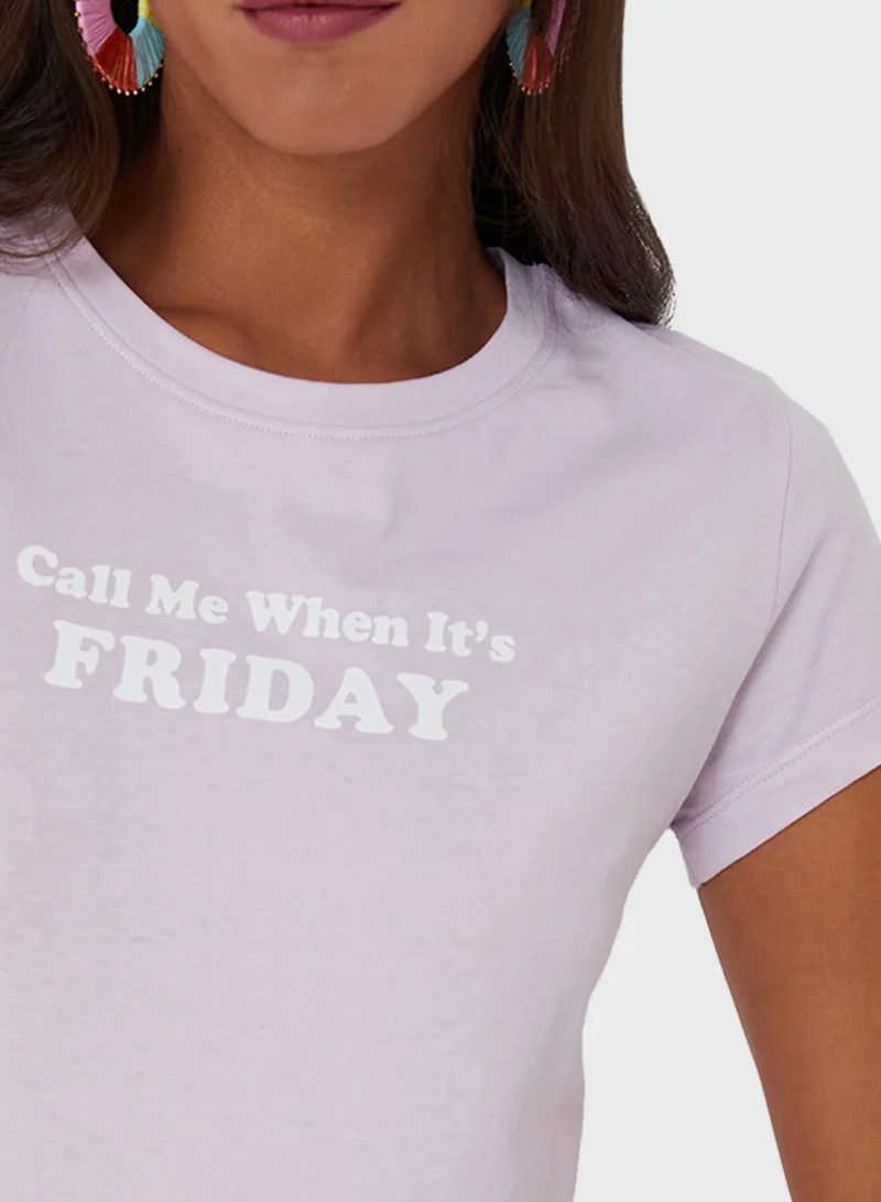 RB Graphic Knitted T-Shirt