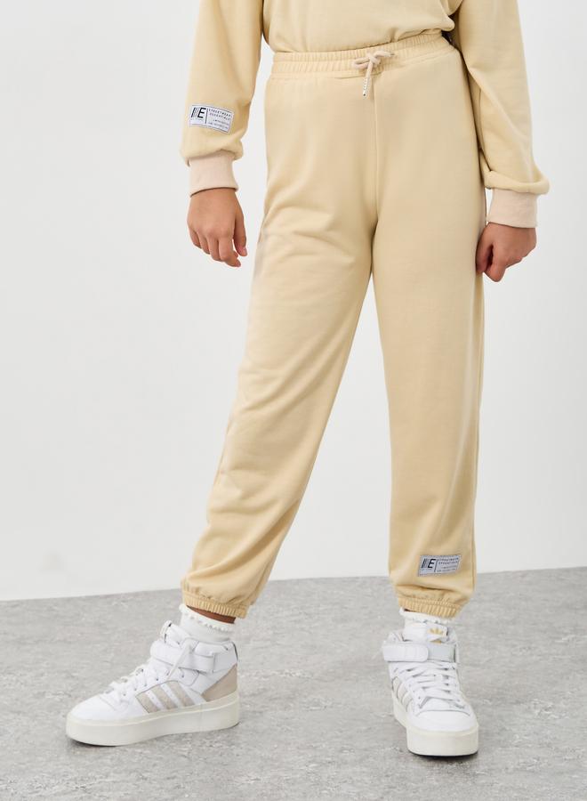 Styli Teen Beige NYC Print Sweatshirt and Joggers Set - Image 5