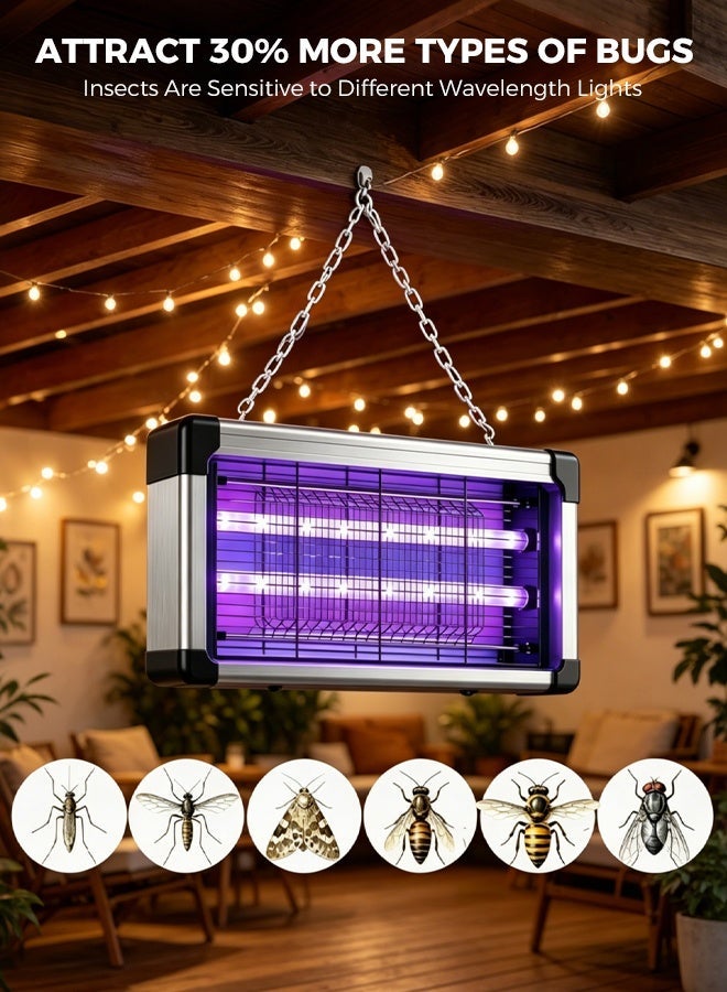 Arabayt 45W Three-Tube Powerful Mosquito Killer Lamp, High-Efficiency Indoor Mosquito Trapper with Bait Design, Quiet and Safe Insect Killing, Suitable for Mosquitoes, Flies, and Other Pests. - Image 4