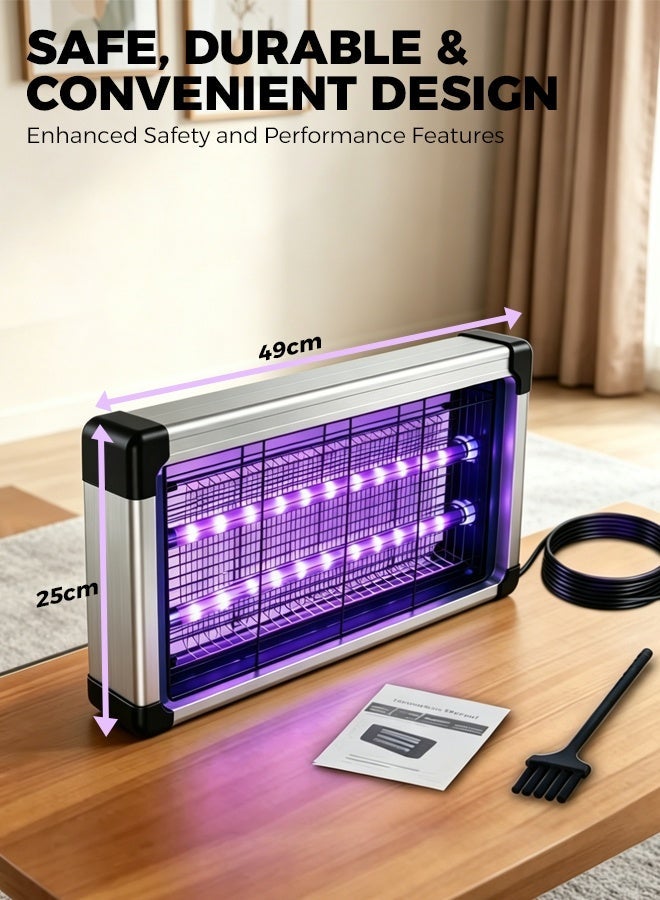 Arabayt 45W Three-Tube Powerful Mosquito Killer Lamp, High-Efficiency Indoor Mosquito Trapper with Bait Design, Quiet and Safe Insect Killing, Suitable for Mosquitoes, Flies, and Other Pests. - Image 3
