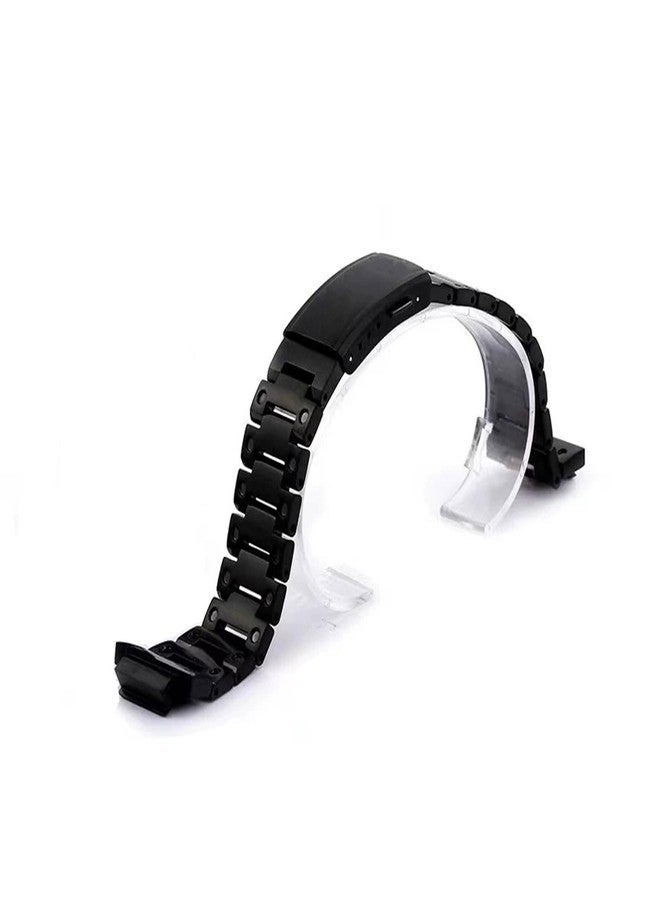LDDAL Stainless Steel Quick Release Strap Compatible with Men's G-Shock GM2100 GBM-2100 Watch Band Replacement, black, One Size - Image 1