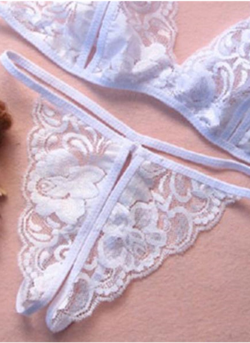 Generic - 2pcs lace underwear set thong two piece underwear set - Image 1