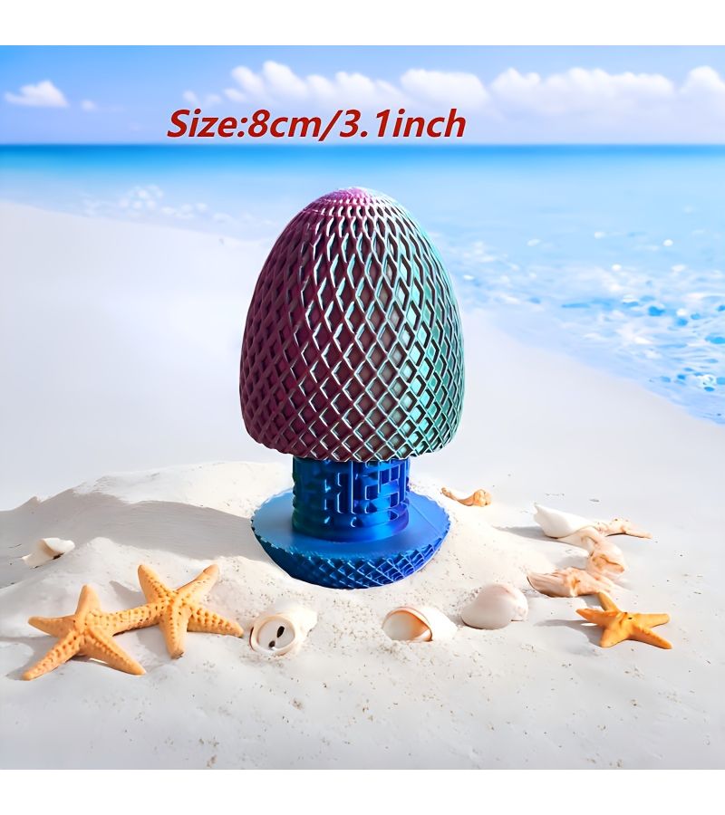 Creative Maze Puzzle Box Radium Purple Gift Dragon Egg Desktop Ornament - Image 2