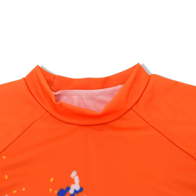 SINOLY Boys Two Piece Rash Guard Swimsuits Kids Short Sleeve Sunsuit Swimwear Sets Shark Pattern 5T - Image 4
