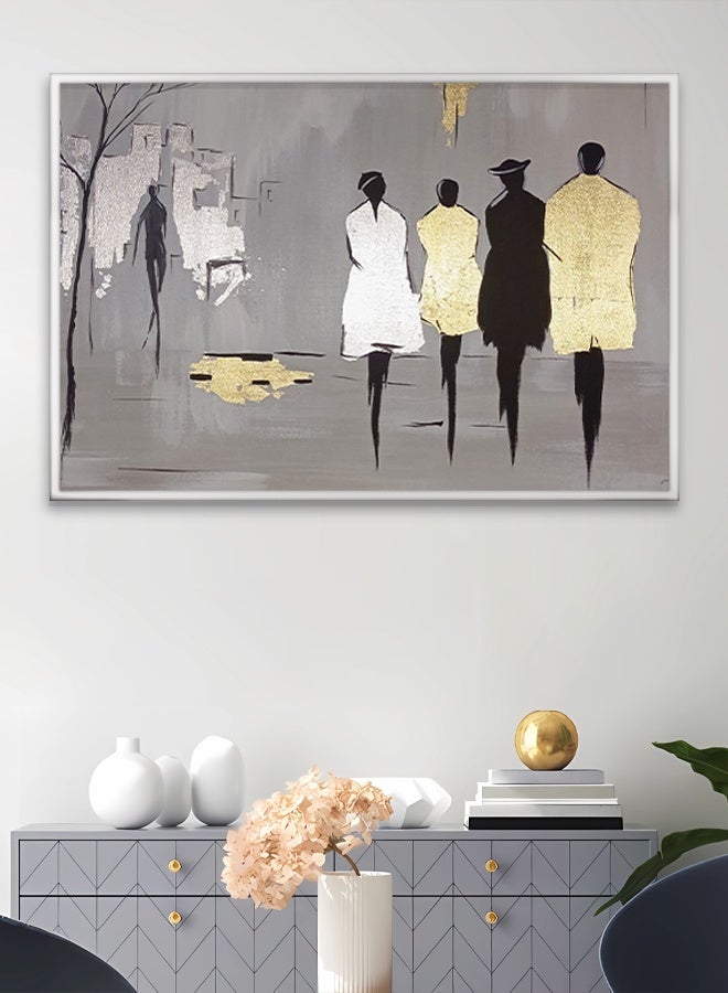 4gdran Canvas Wall Art For Wall Decoration Abstract Design With A Hollow Frame Size 120x80cm One Piece  - Image 3