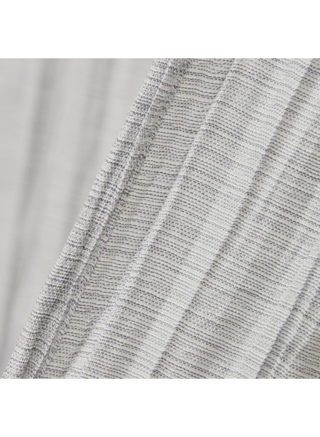 GOLD MANTIS Premium Shower Curtain | 71 x 71 Inch (182 x 182 cm) Waterproof Polyester Fabric | Bathroom & Bathtub Shower Curtain with 12 Reinforced Buttonholes, Quick Dry & Wrinkle-Free (Grey) - Image 5