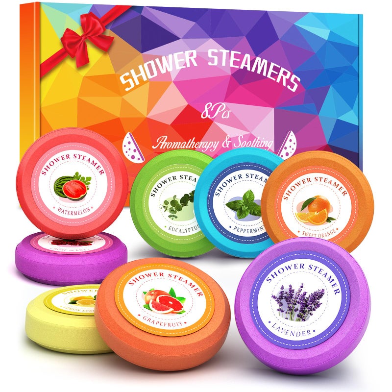 Sanyi Shower Steamers Aromatherapy - sanyi Birthday Gifts for Women, Teens Easter Basket Stuffers for Adults Girls, Shower Bombs with Natural Essential Oils Self Care - Image 1