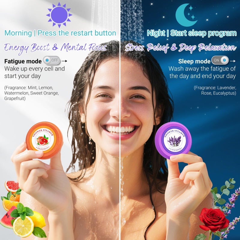 Sanyi Shower Steamers Aromatherapy - sanyi Birthday Gifts for Women, Teens Easter Basket Stuffers for Adults Girls, Shower Bombs with Natural Essential Oils Self Care - Image 2