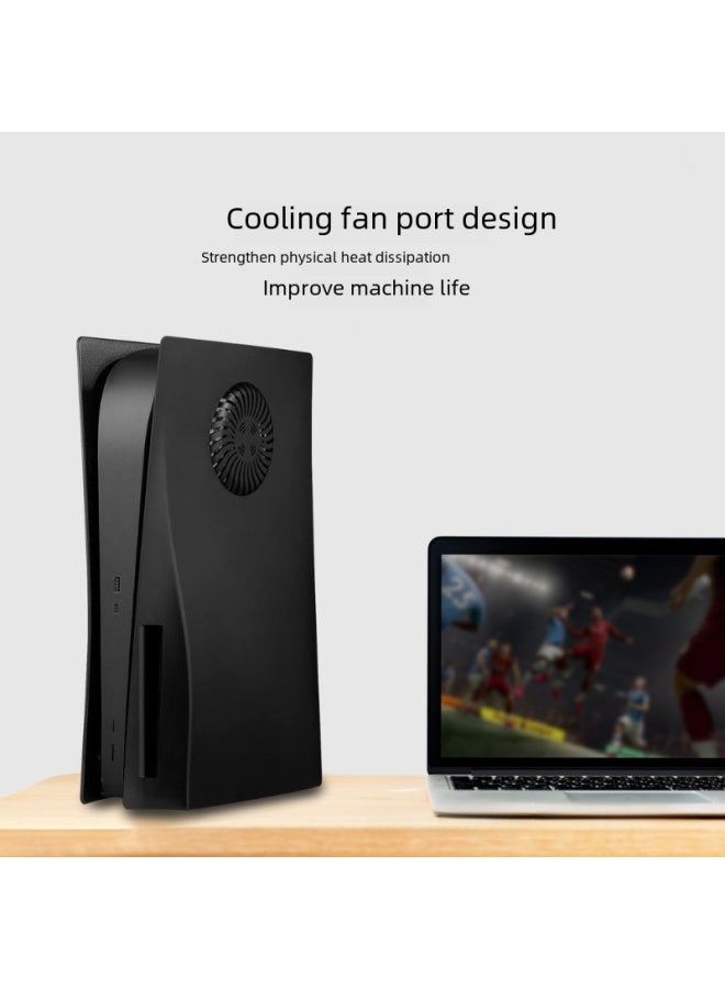 Ps5 Console Replacement Shell Cooling Vent Panel Shockproof Scratchproof Dustproof Protective Cover For Ps5 Console Accessories-Product Color:P5-2.0 Optical Drive Version-galaxy Purple - Image 3