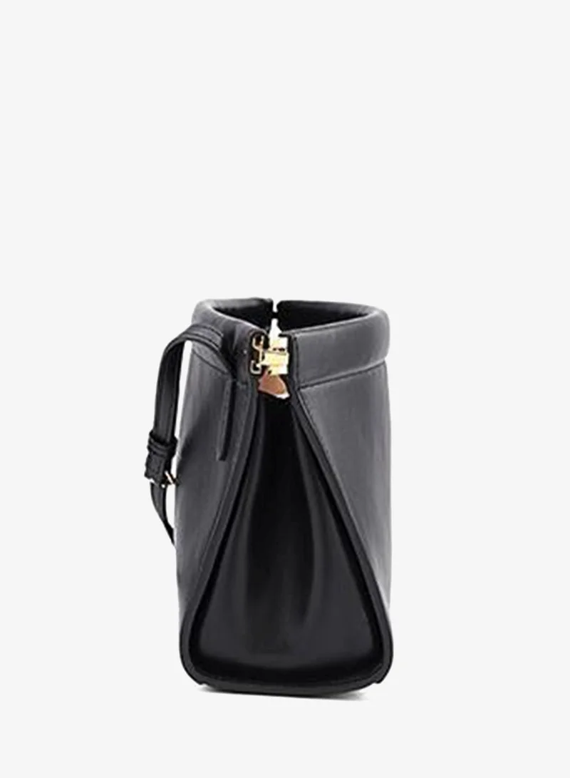 Cuple Black Cuple Logo Detail Zip Clutch with Wrist Strap for Women | Best Price UAE