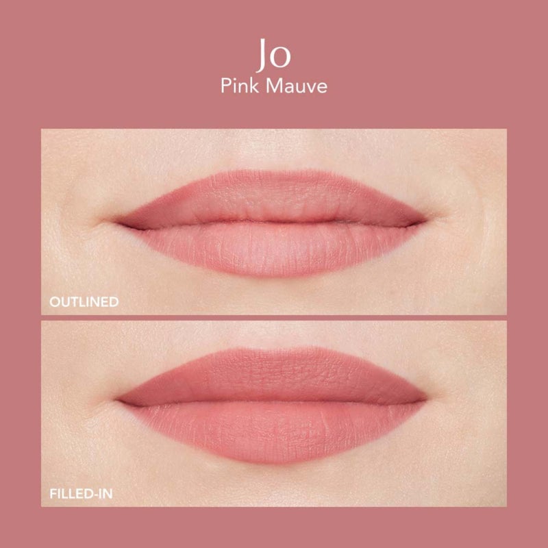 Thrive Causemetics Lip Filler Long-Wearing + Plumping Lip Liner, Shea Butter Hydrating Lip Plumper Retractable Lip Liner Pencil, Built In Sharpener, Vegan & Cruelty Free, Jo (Pink Mauve) - Image 3