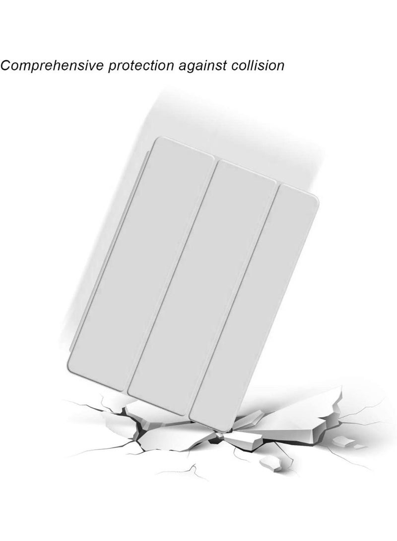for Samsung Galaxy Tab A9 Case Cover, Auto Wake/Sleep, Comfortable Skin Touch, Slim Trifold Stand Protective Cover with Soft TPU Back，Grey - Image 4