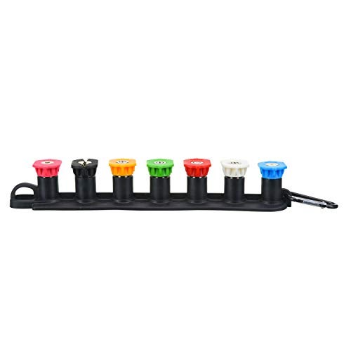 M MINGLE Pressure Washer Tips Set with Nozzle Holder, 7 Nozzle Tips, 1/4 Inch Quick Connect, 4000 PSI - Image 3