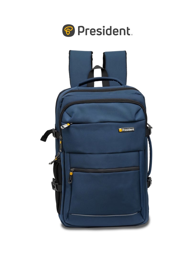 President Executive Backpack: 18 inch Multi-Compartment Storage with laptop compartment for the Modern Professional. ( Model-24939) Navy Blue - Image 1