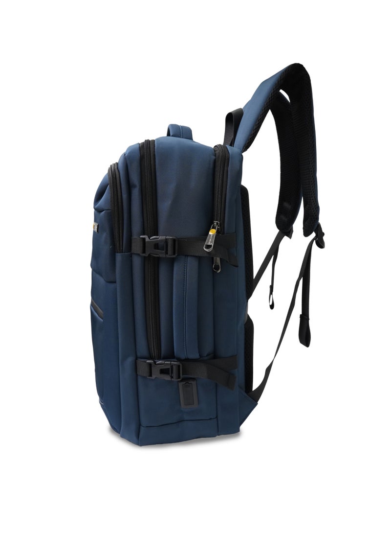 President Executive Backpack: 18 inch Multi-Compartment Storage with laptop compartment for the Modern Professional. ( Model-24939) Navy Blue - Image 2