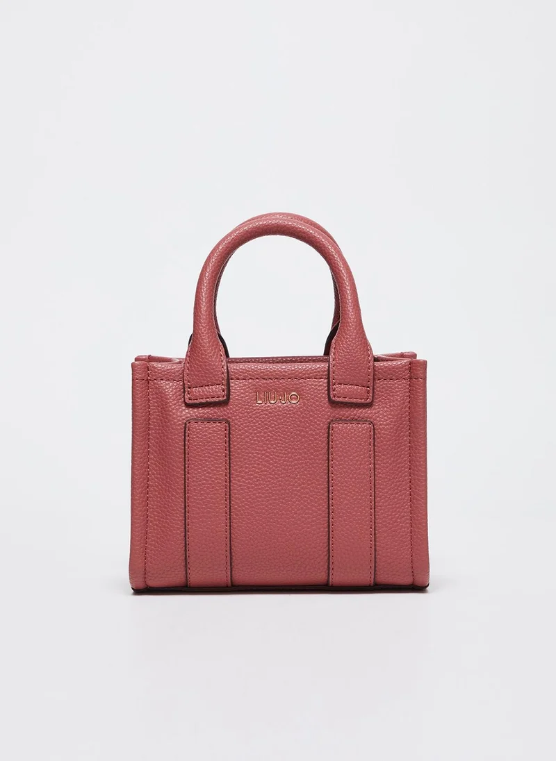 ليو جو Handbag with maxi-logo