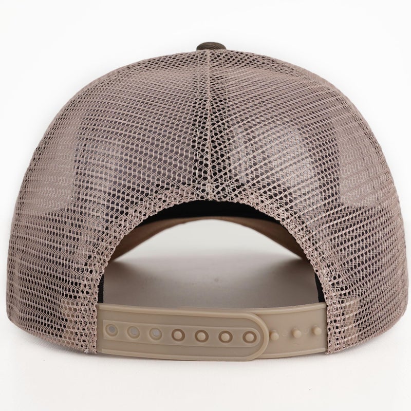 MixYoke American Flag Trucker Hat - Snapback Hats for Men Women Baseball Cap - Breathable Mesh & Adjustable Fit for Casual Wear-Grey Green - Image 5