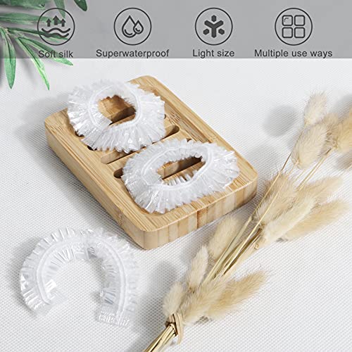 Ceizioes 150 PCS Upgrade Disposable Shower Caps. Ceizioes Waterproof Hair Bath Caps. Thickening Shower Cap for Women Kids Girls. Hotel and Hair Salon. Travel Spa. Home Use Beauty Salon - Image 2