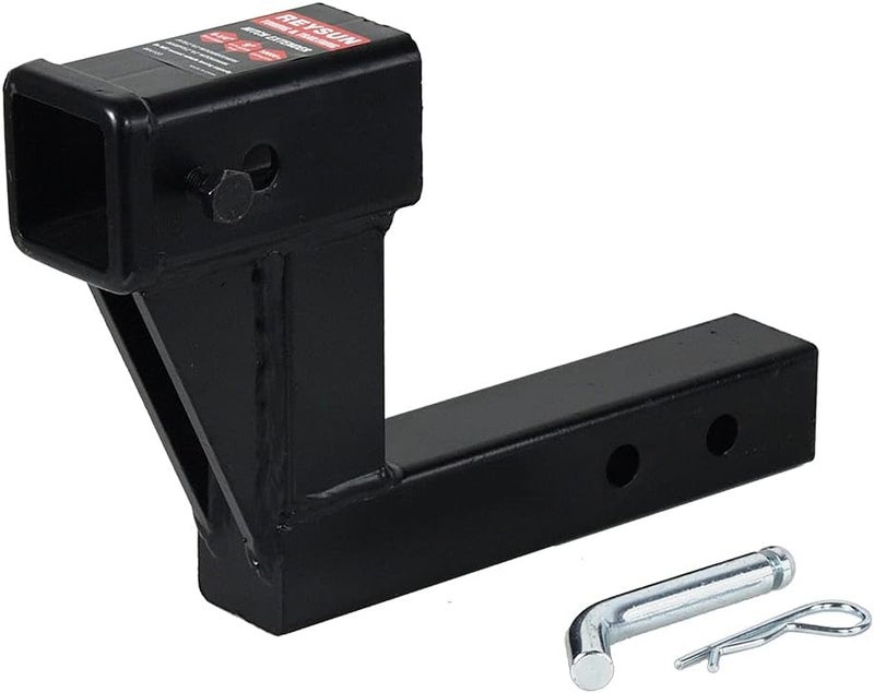 REYSUN 864123 Trailer Hitch Riser 6 Inch Rise/Drop for 2 Inch Receiver Hitch Extension - Image 2