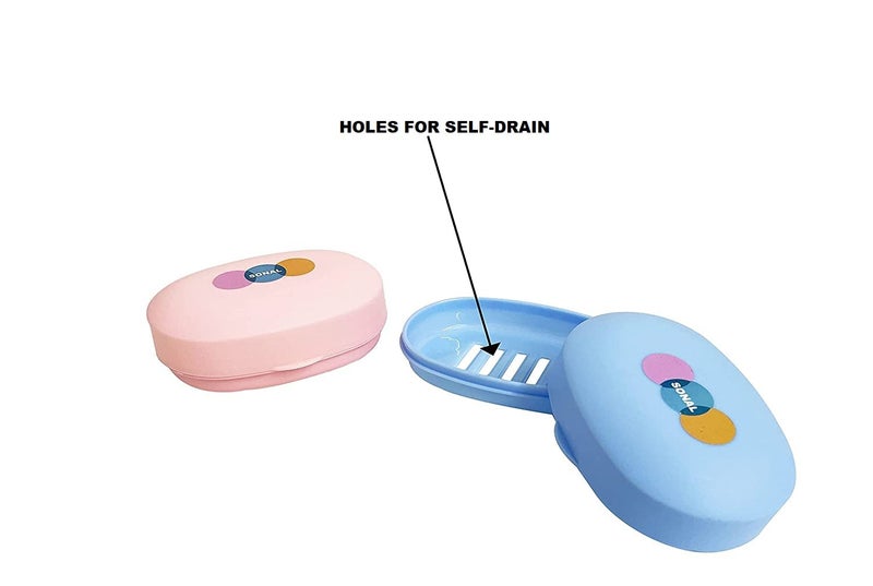 CSM® Soap Case Soap Holder Soap Dish for Bathroom Kitchen Sink - Set of 2 Pcs - Image 5