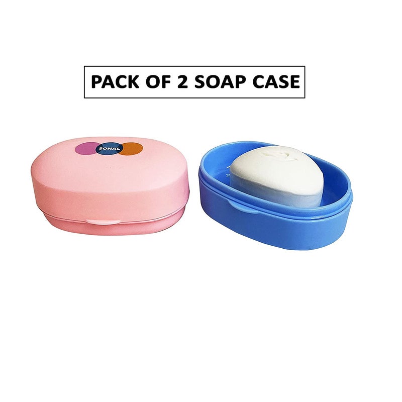 CSM® Soap Case Soap Holder Soap Dish for Bathroom Kitchen Sink - Set of 2 Pcs - Image 2
