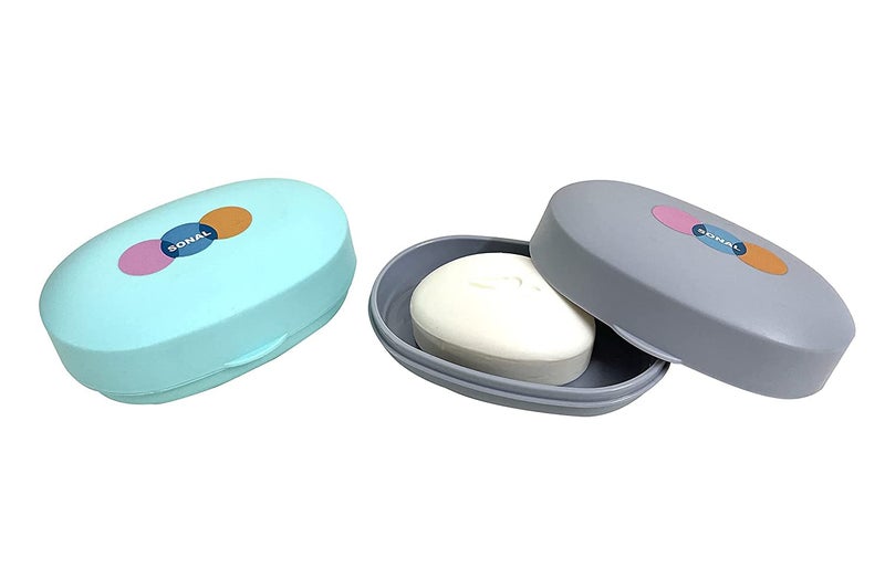 CSM® Soap Case Soap Holder Soap Dish for Bathroom Kitchen Sink - Set of 2 Pcs - Image 1