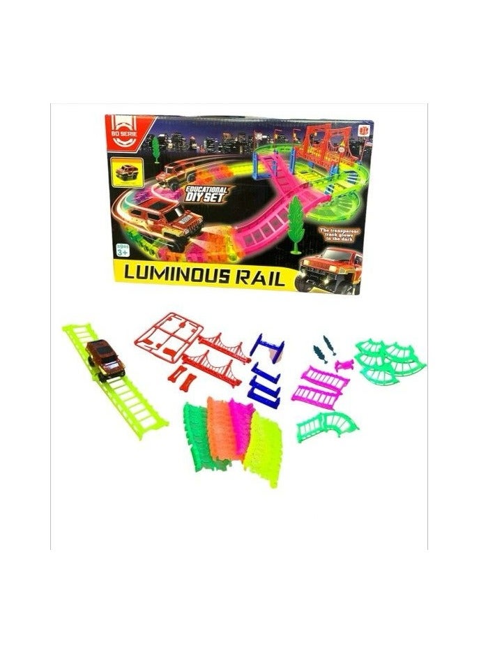 Children's toy, phosphorescent car track toy from Al Safwa Toys