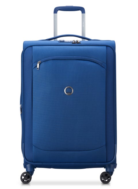 Montmartre Air 2.0 Expendable Double wheel trolley suitcase 68cm blue Medium