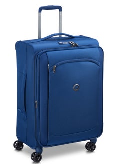 DELSEY Montmartre Air 2.0 Expendable Double wheel trolley suitcase 68cm blue Medium  - Image 2