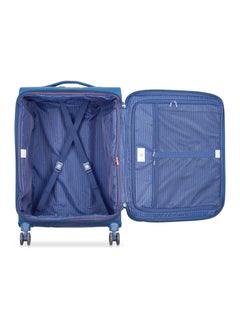 DELSEY Montmartre Air 2.0 Expendable Double wheel trolley suitcase 68cm blue Medium  - Image 3