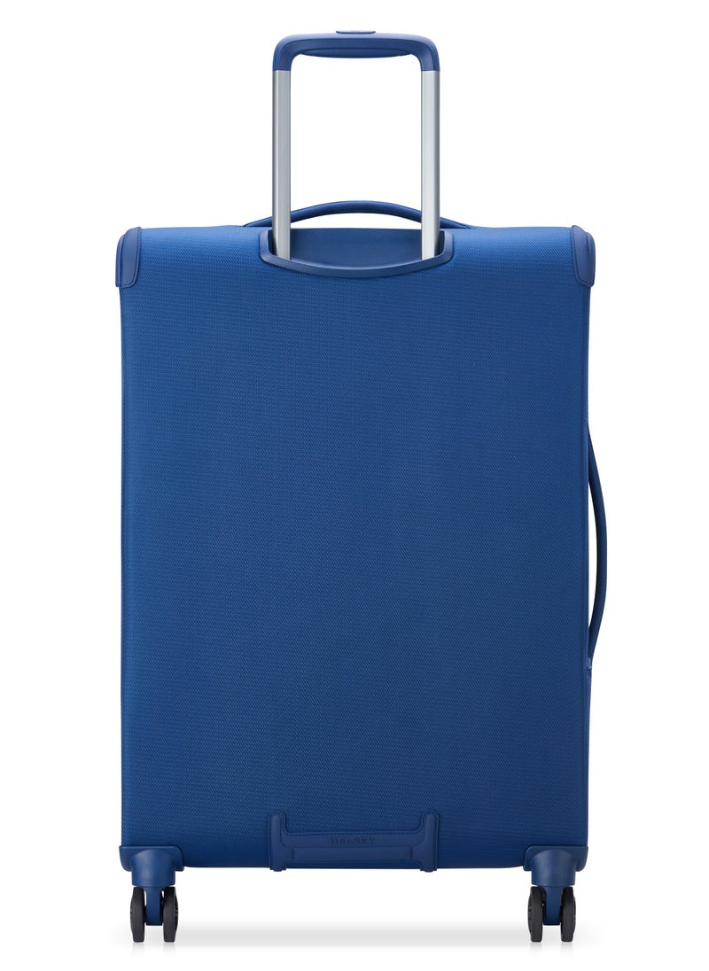 DELSEY - Montmartre Air 2.0 Expendable Double wheel trolley suitcase 68cm blue Medium - Image 1